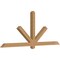 Ekena Millwork Kennewick Timber Gable Bracket, Western Red Cedar, 84"W x 35"H x 3 1/2"D x 3 1/2"F, 10/12 Pitch GBW084X35X0404KEN00SWR - alternate 3